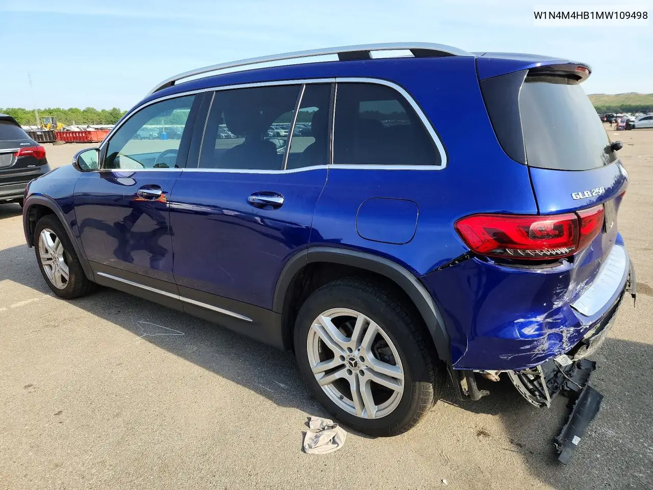2021 Mercedes-Benz Glb 250 4Matic VIN: W1N4M4HB1MW109498 Lot: 60621416
