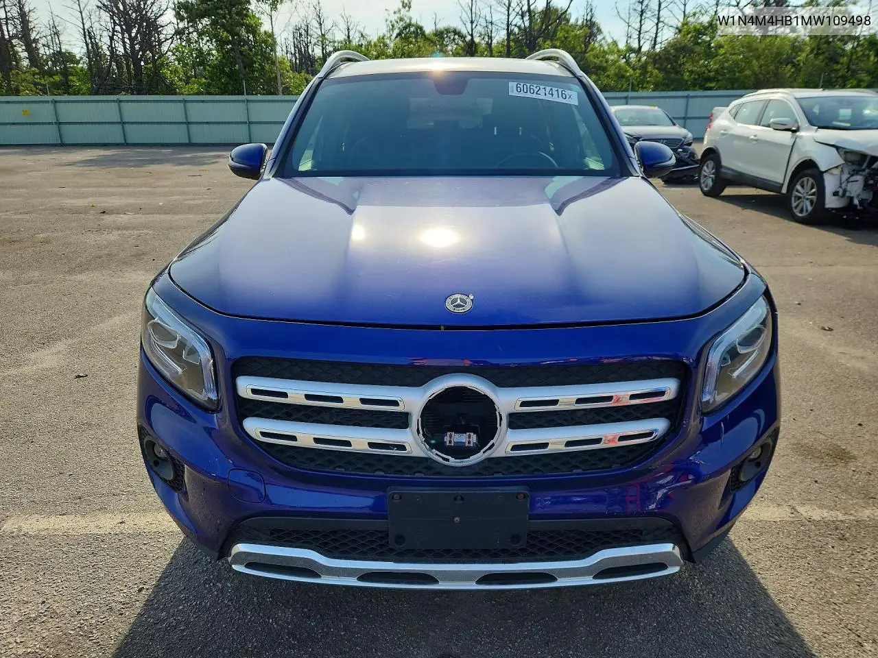 2021 Mercedes-Benz Glb 250 4Matic VIN: W1N4M4HB1MW109498 Lot: 60621416
