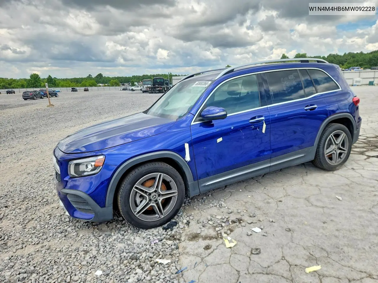 2021 Mercedes-Benz Glb 250 4Matic VIN: W1N4M4HB6MW092228 Lot: 60880366