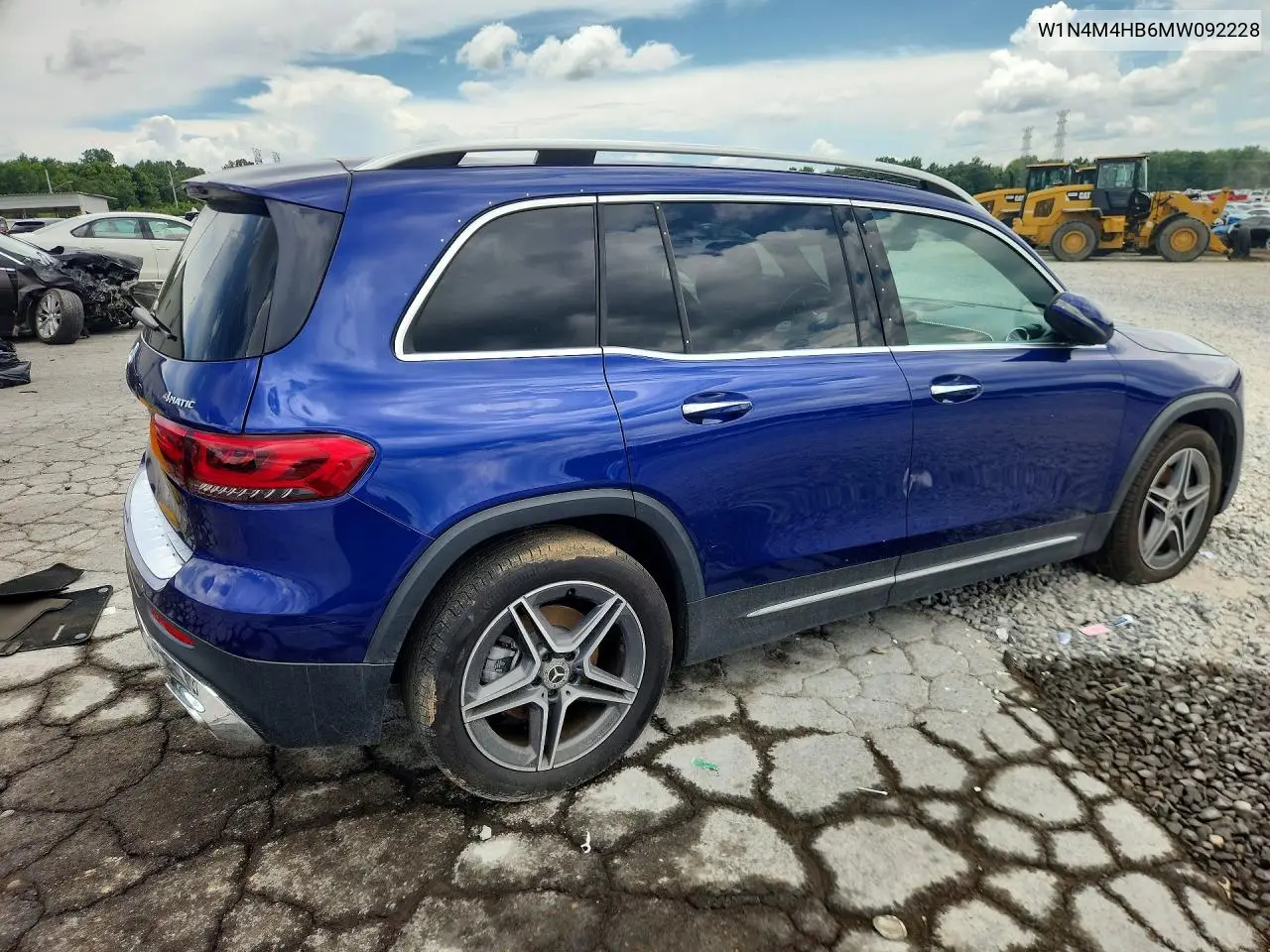 2021 Mercedes-Benz Glb 250 4Matic VIN: W1N4M4HB6MW092228 Lot: 60880366