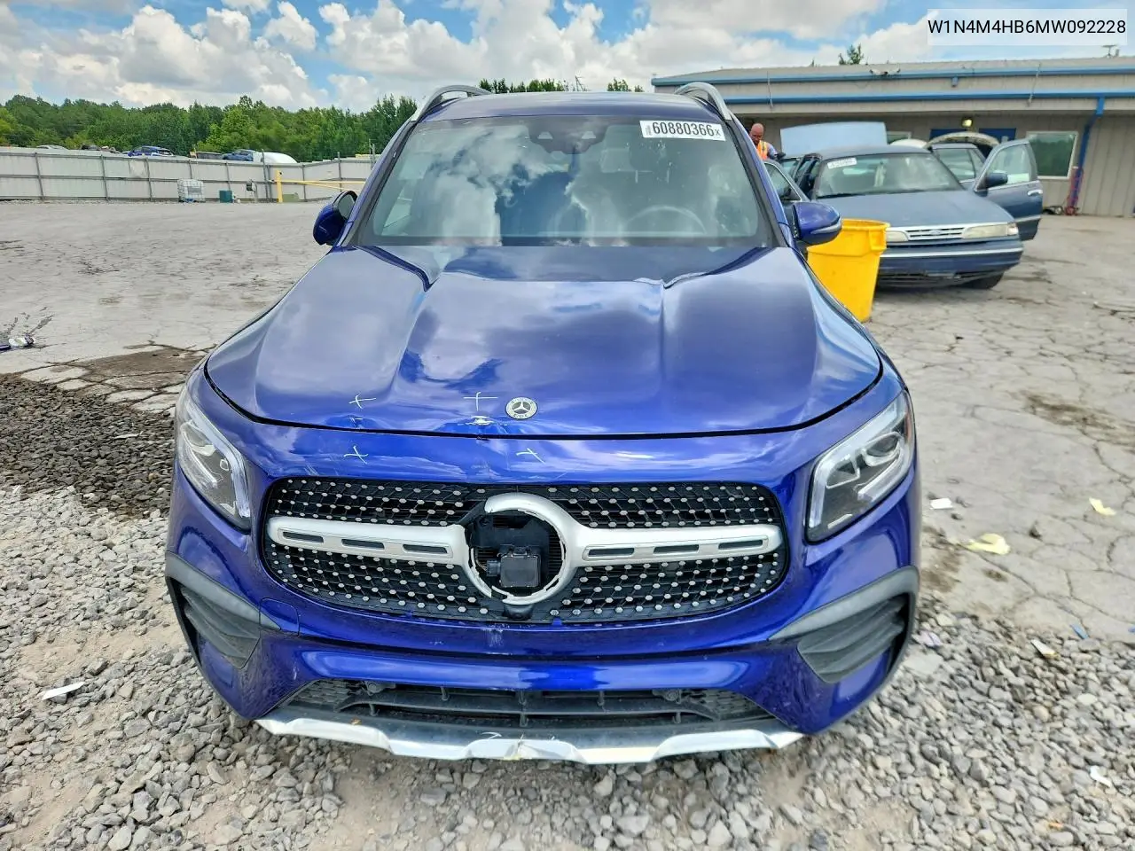 2021 Mercedes-Benz Glb 250 4Matic VIN: W1N4M4HB6MW092228 Lot: 60880366