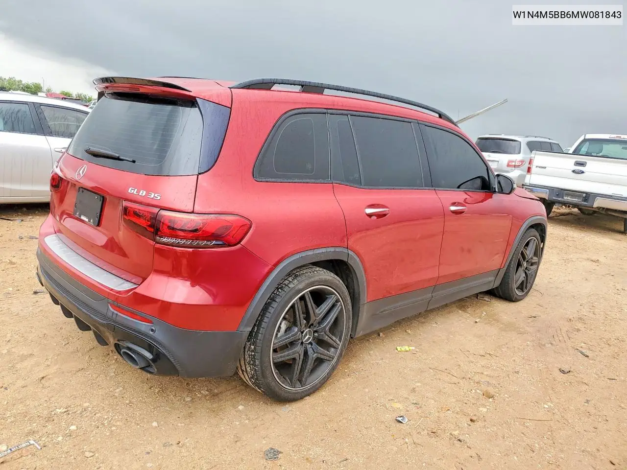 2021 Mercedes-Benz Glb Amg 35 4Matic VIN: W1N4M5BB6MW081843 Lot: 61466536
