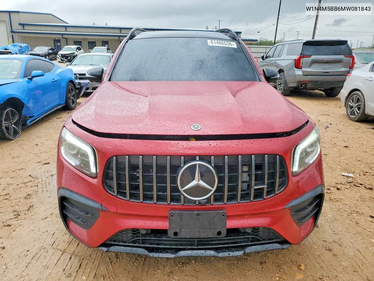 2021 Mercedes-Benz Glb Amg 35 4Matic VIN: W1N4M5BB6MW081843 Lot: 61466536