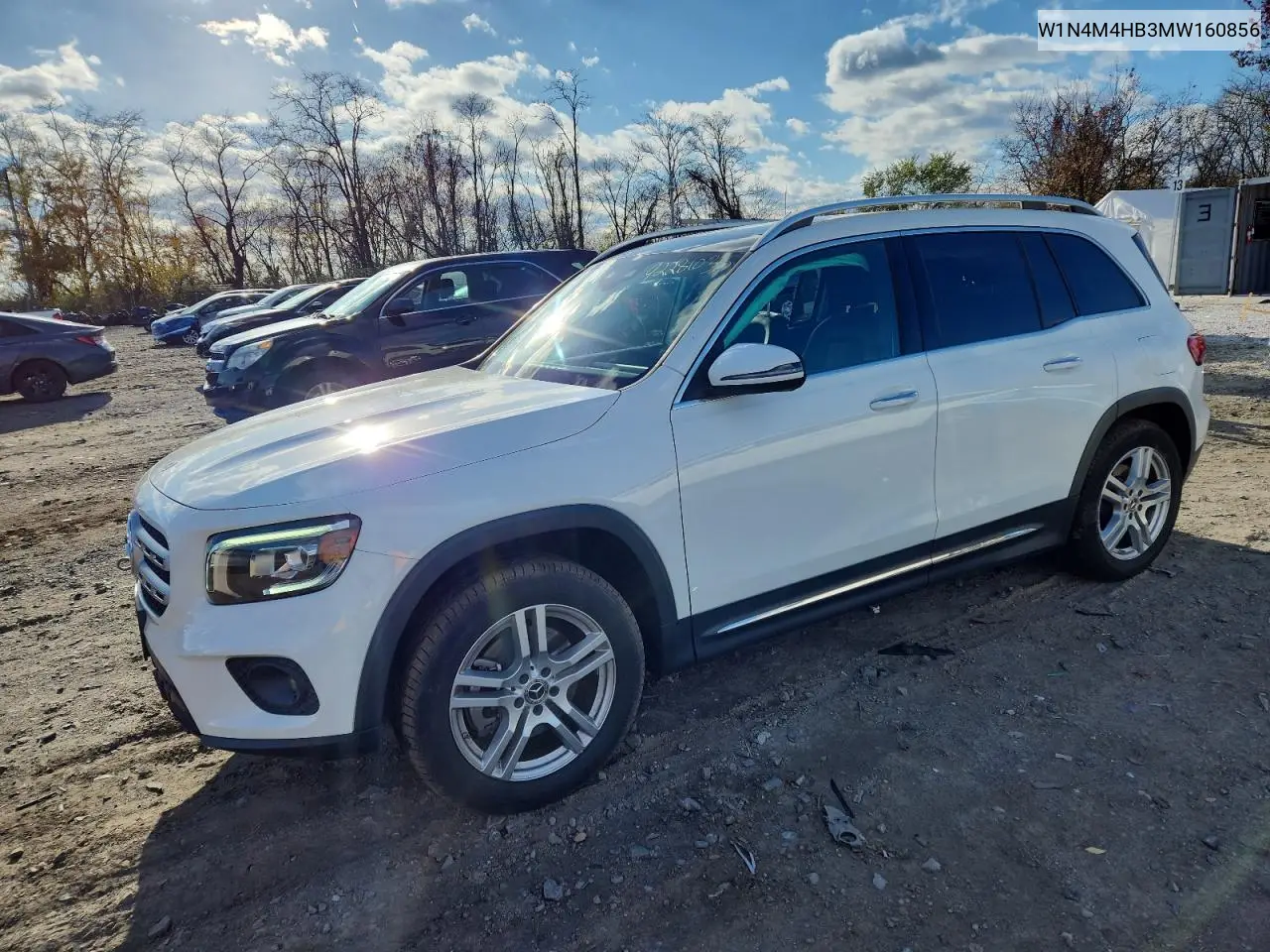 W1N4M4HB3MW160856 2021 Mercedes-Benz Glb 250 4Matic