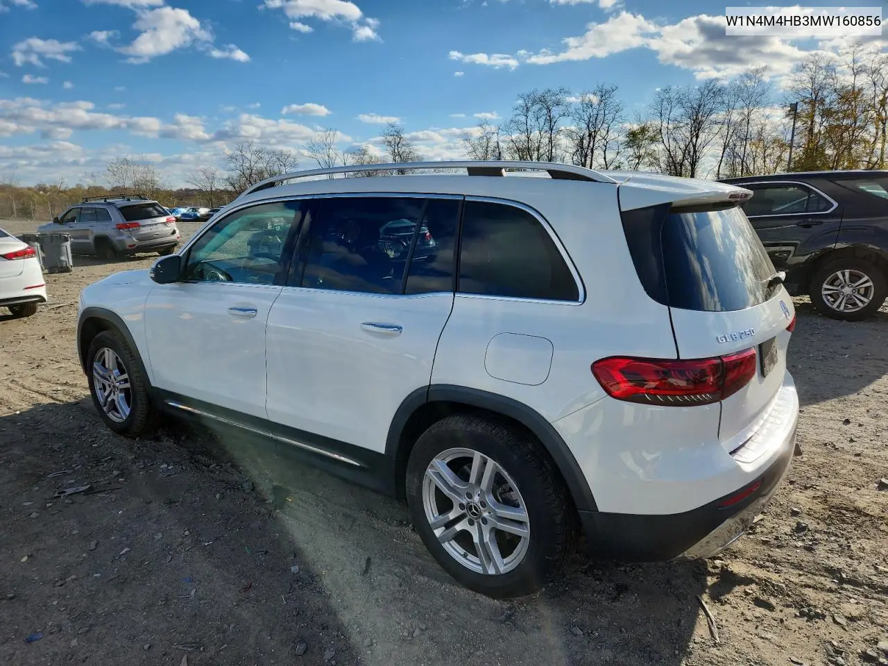 W1N4M4HB3MW160856 2021 Mercedes-Benz Glb 250 4Matic