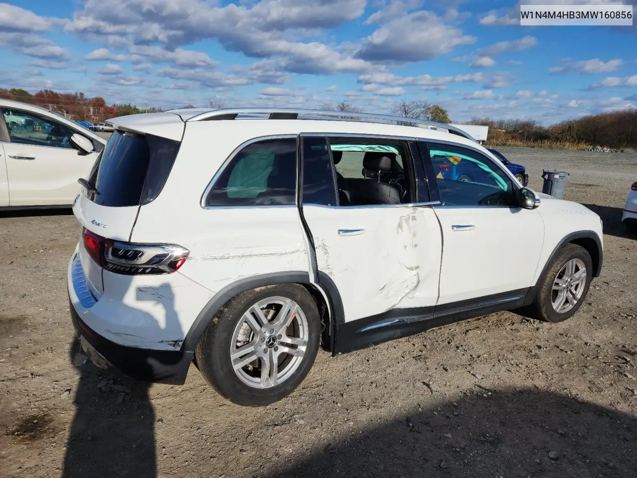 W1N4M4HB3MW160856 2021 Mercedes-Benz Glb 250 4Matic
