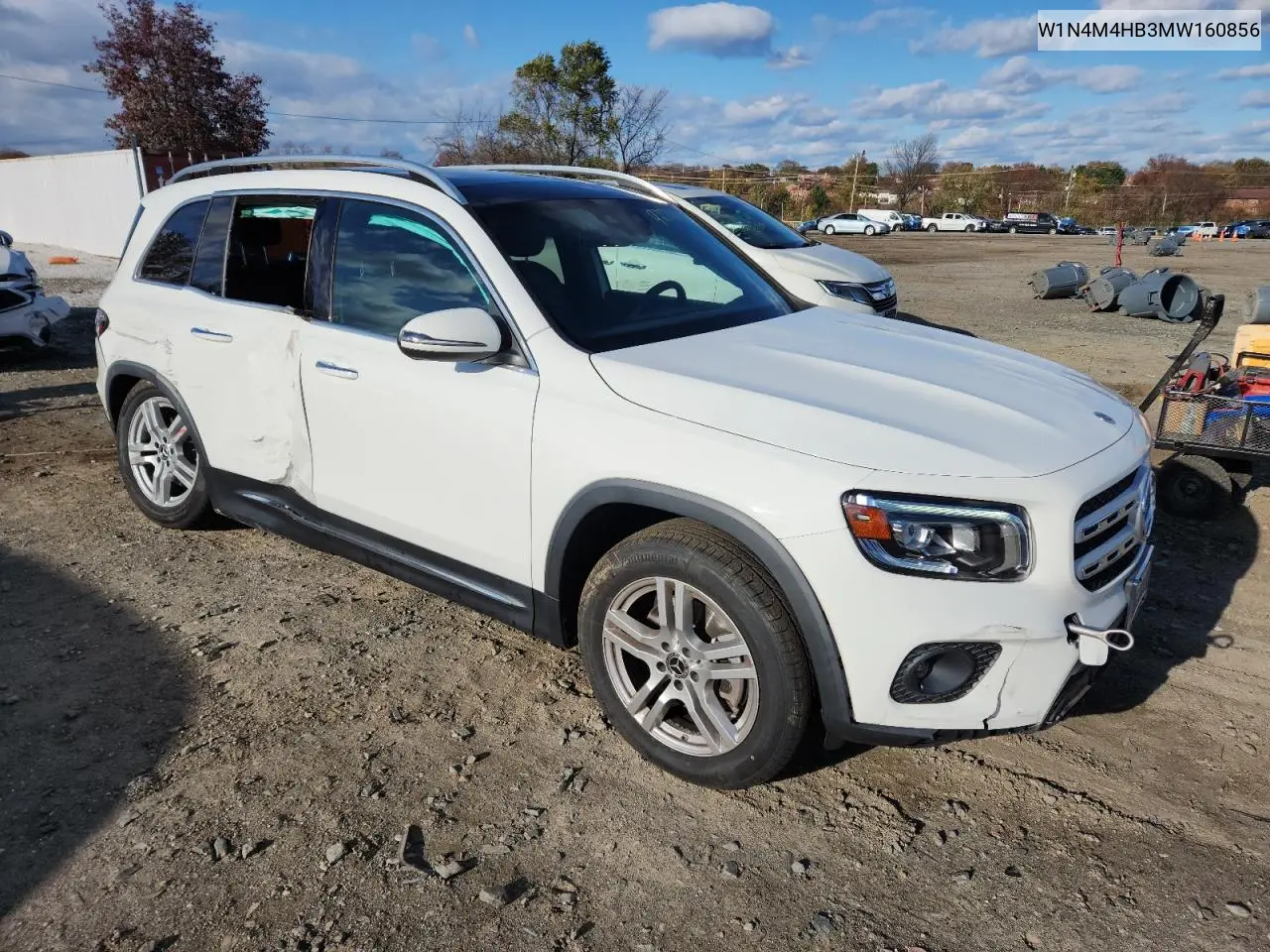 W1N4M4HB3MW160856 2021 Mercedes-Benz Glb 250 4Matic