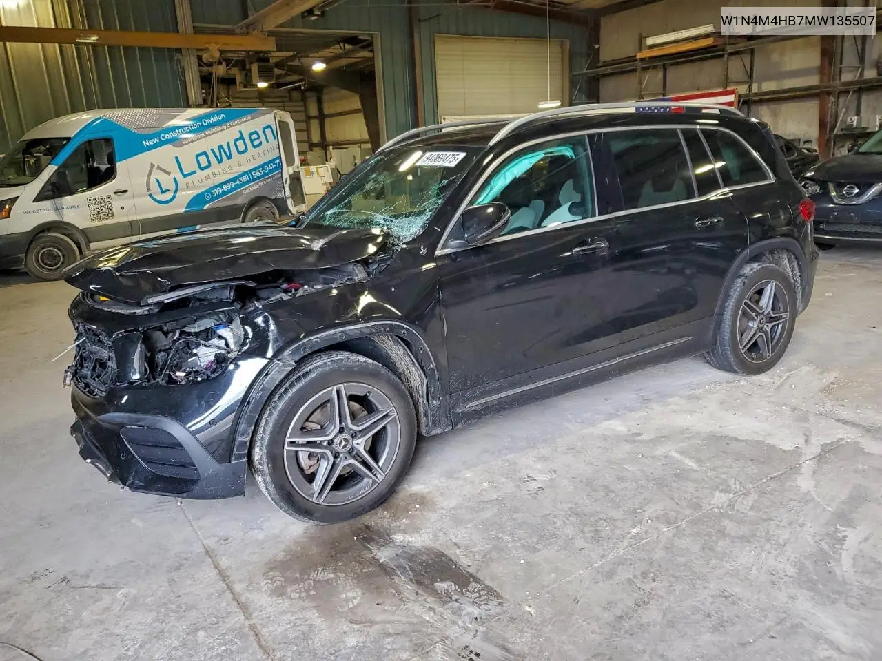 W1N4M4HB7MW135507 2021 Mercedes-Benz Glb 250 4Matic