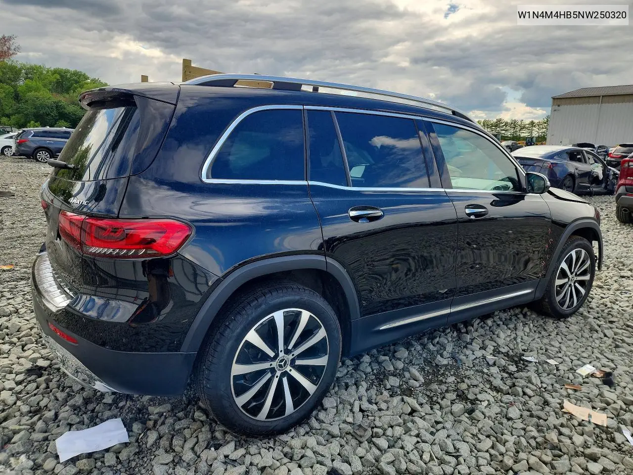2022 Mercedes-Benz Glb 250 4Matic VIN: W1N4M4HB5NW250320 Lot: 53204466