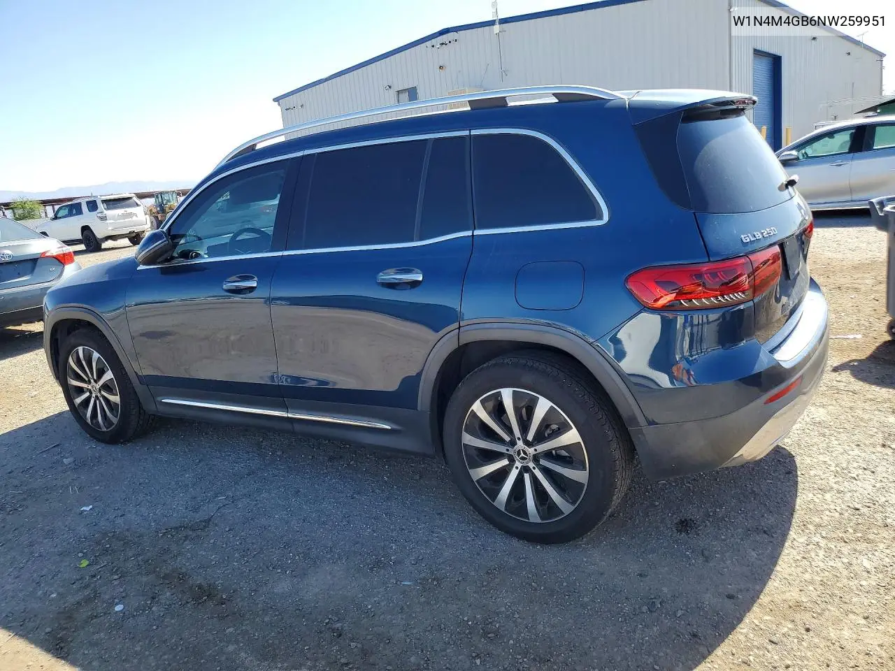 2022 Mercedes-Benz Glb 250 VIN: W1N4M4GB6NW259951 Lot: 53240756