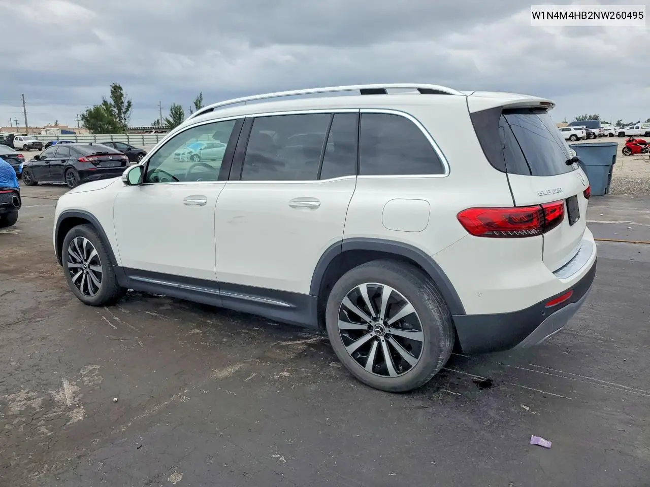 2022 Mercedes-Benz Glb 250 4Matic VIN: W1N4M4HB2NW260495 Lot: 55273536