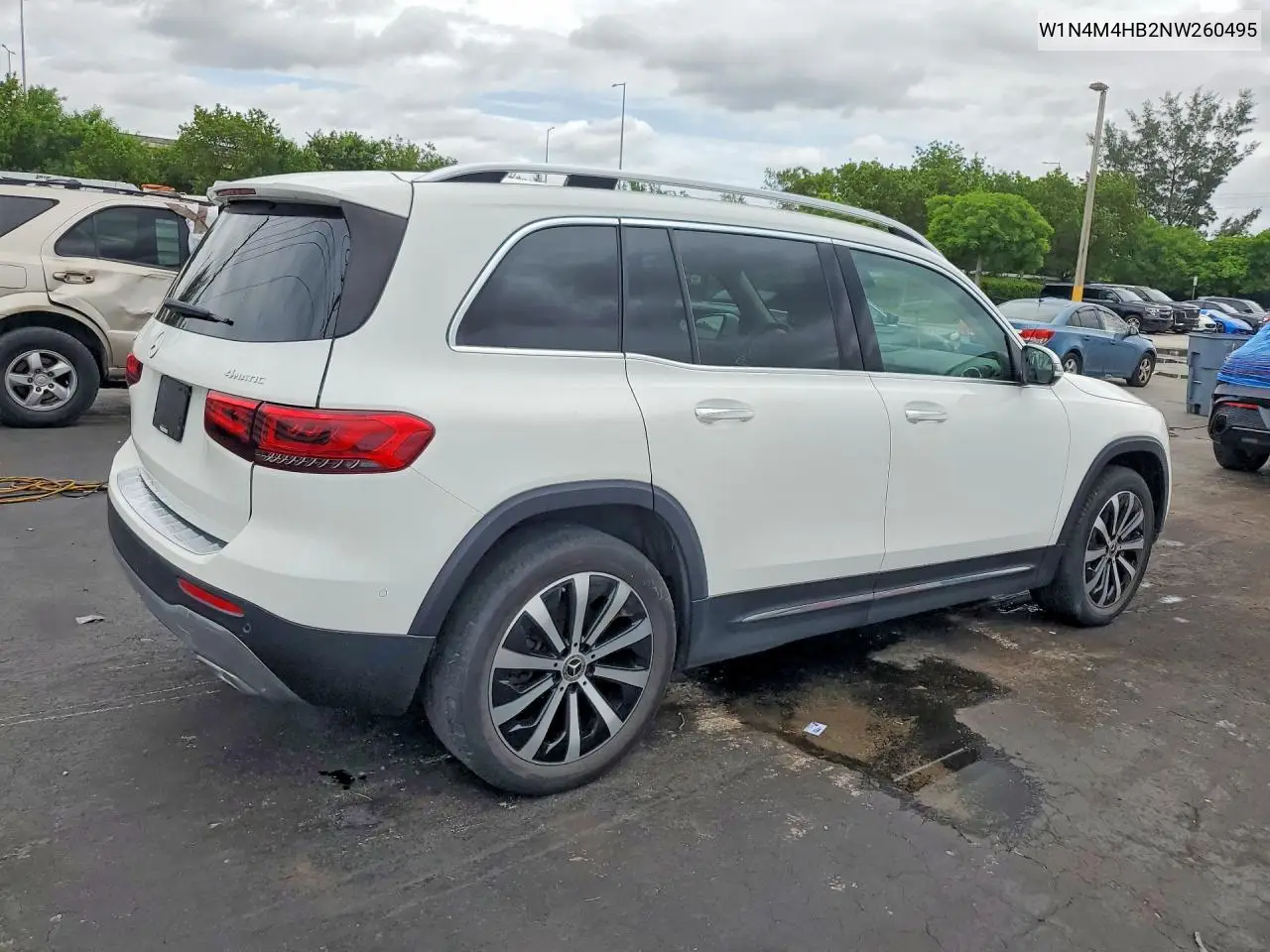 2022 Mercedes-Benz Glb 250 4Matic VIN: W1N4M4HB2NW260495 Lot: 55273536