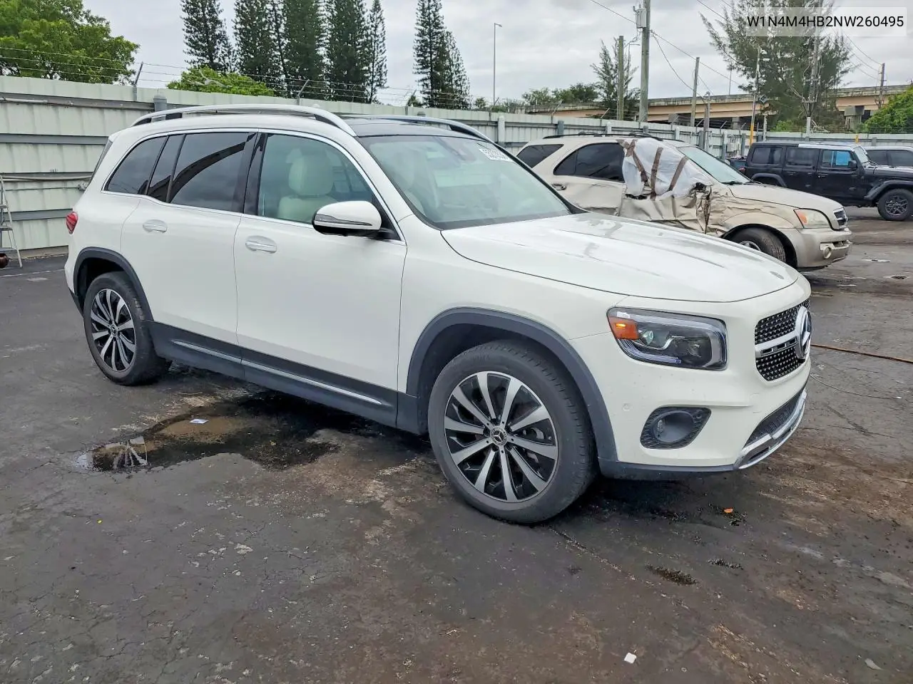 2022 Mercedes-Benz Glb 250 4Matic VIN: W1N4M4HB2NW260495 Lot: 55273536