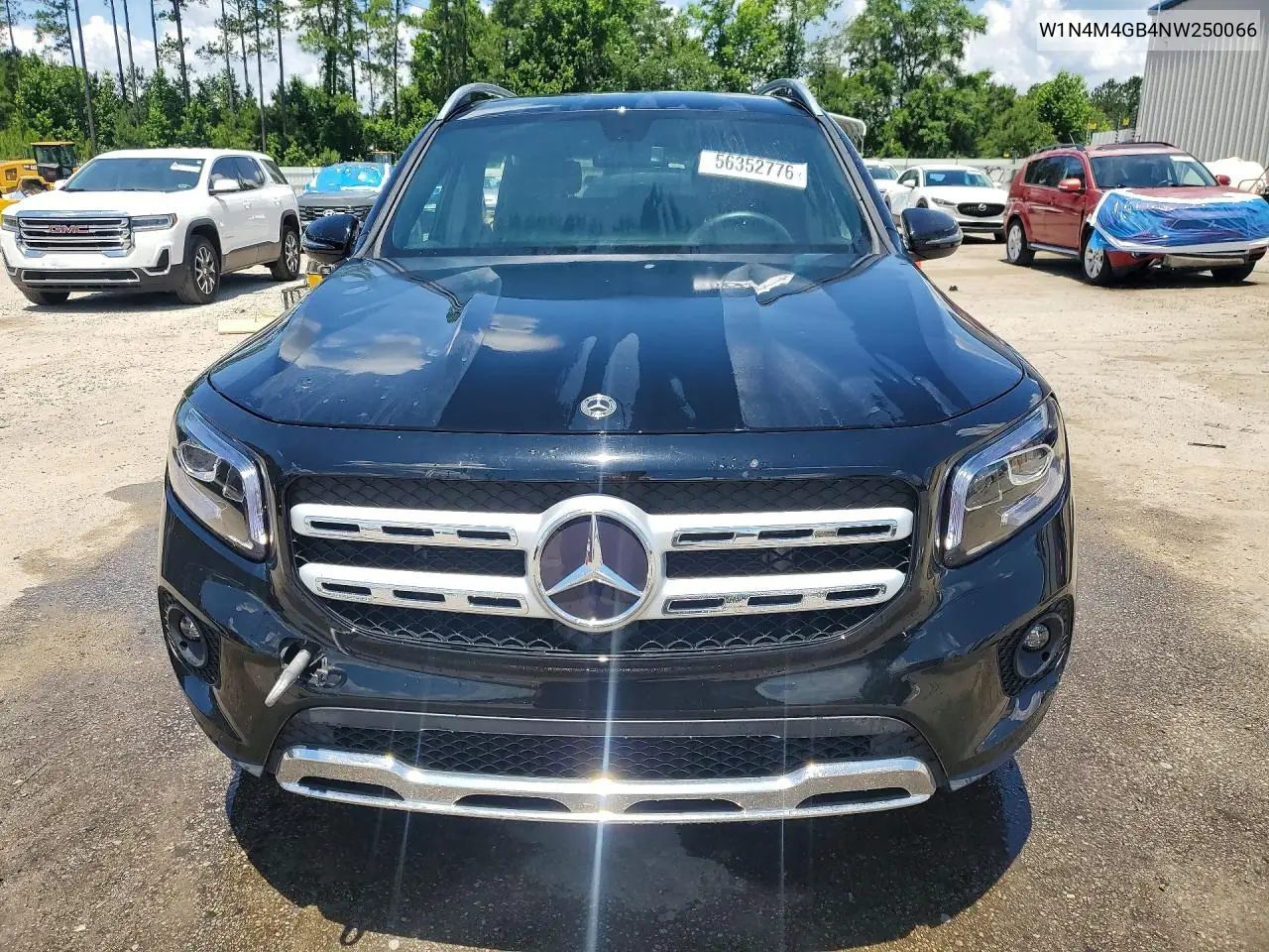 2022 Mercedes-Benz Glb 250 VIN: W1N4M4GB4NW250066 Lot: 56352776