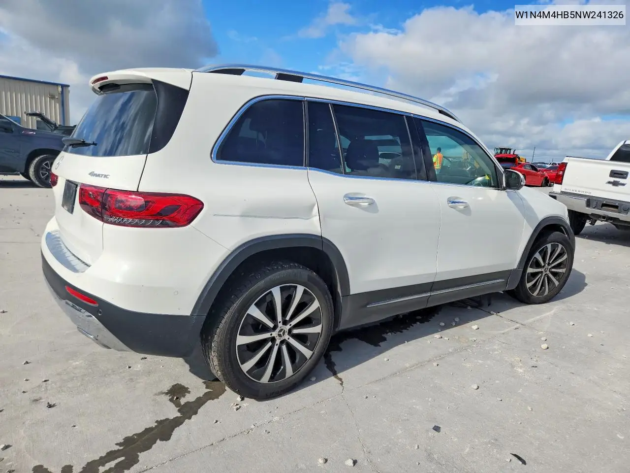 2022 Mercedes-Benz Glb 250 4Matic VIN: W1N4M4HB5NW241326 Lot: 56564866