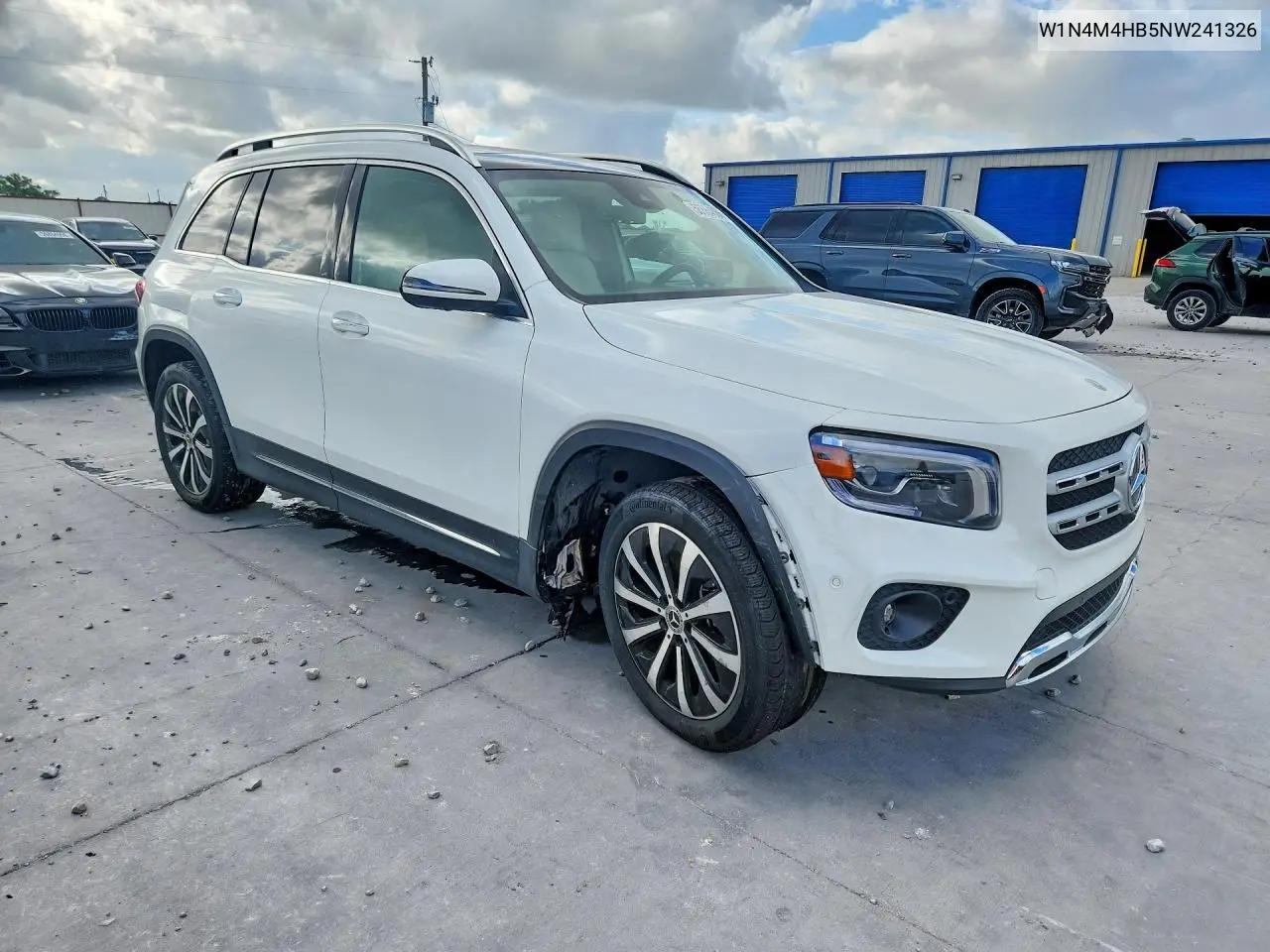 2022 Mercedes-Benz Glb 250 4Matic VIN: W1N4M4HB5NW241326 Lot: 56564866