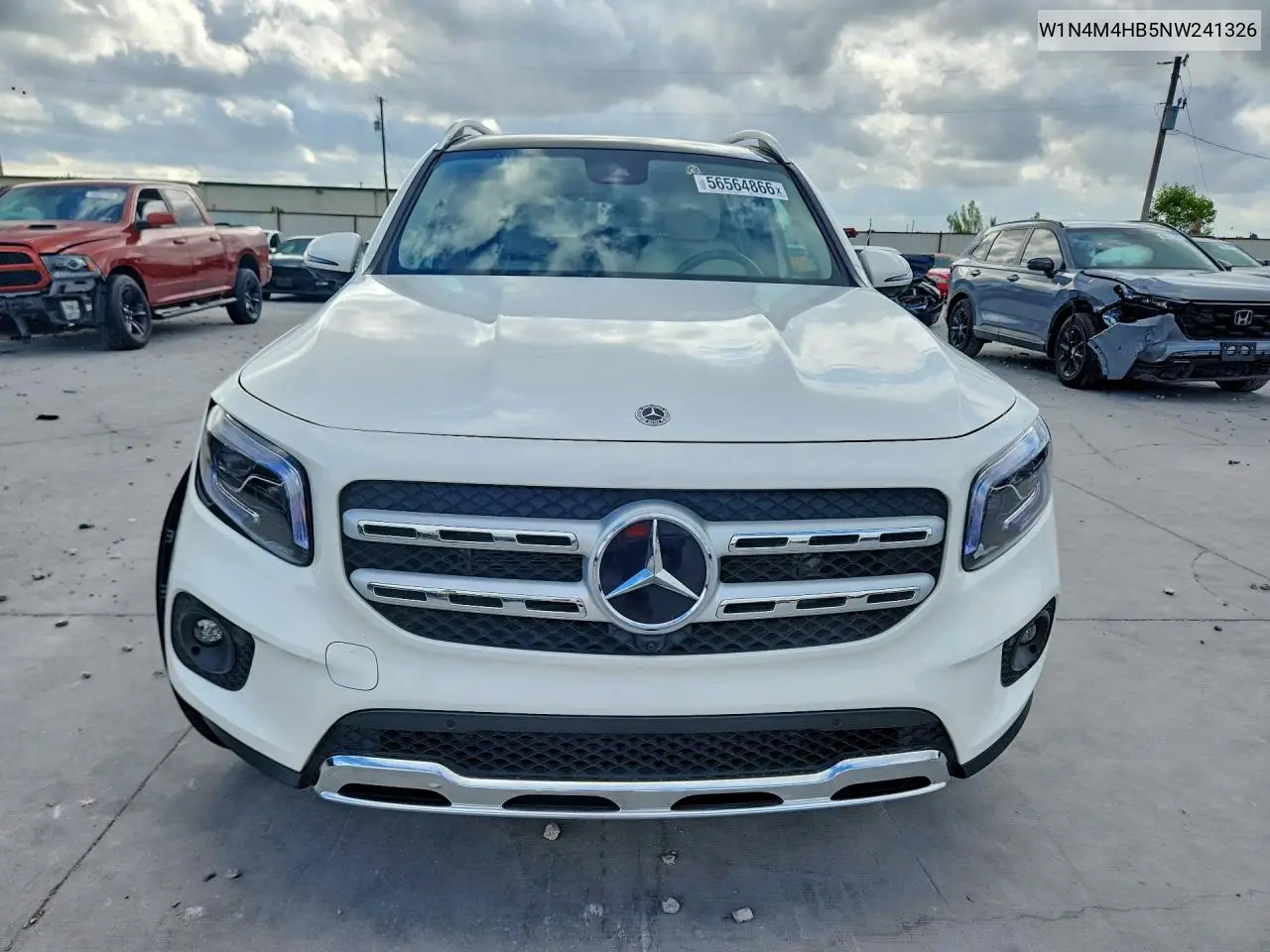 2022 Mercedes-Benz Glb 250 4Matic VIN: W1N4M4HB5NW241326 Lot: 56564866