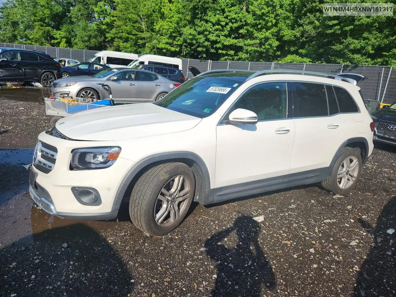 2022 Mercedes-Benz Glb 250 4Matic VIN: W1N4M4HBXNW181317 Lot: 57029666