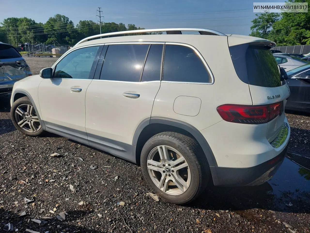 2022 Mercedes-Benz Glb 250 4Matic VIN: W1N4M4HBXNW181317 Lot: 57029666
