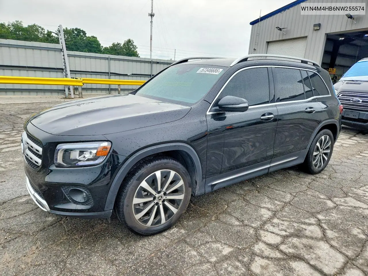 2022 Mercedes-Benz Glb 250 4Matic VIN: W1N4M4HB6NW255574 Lot: 57346686
