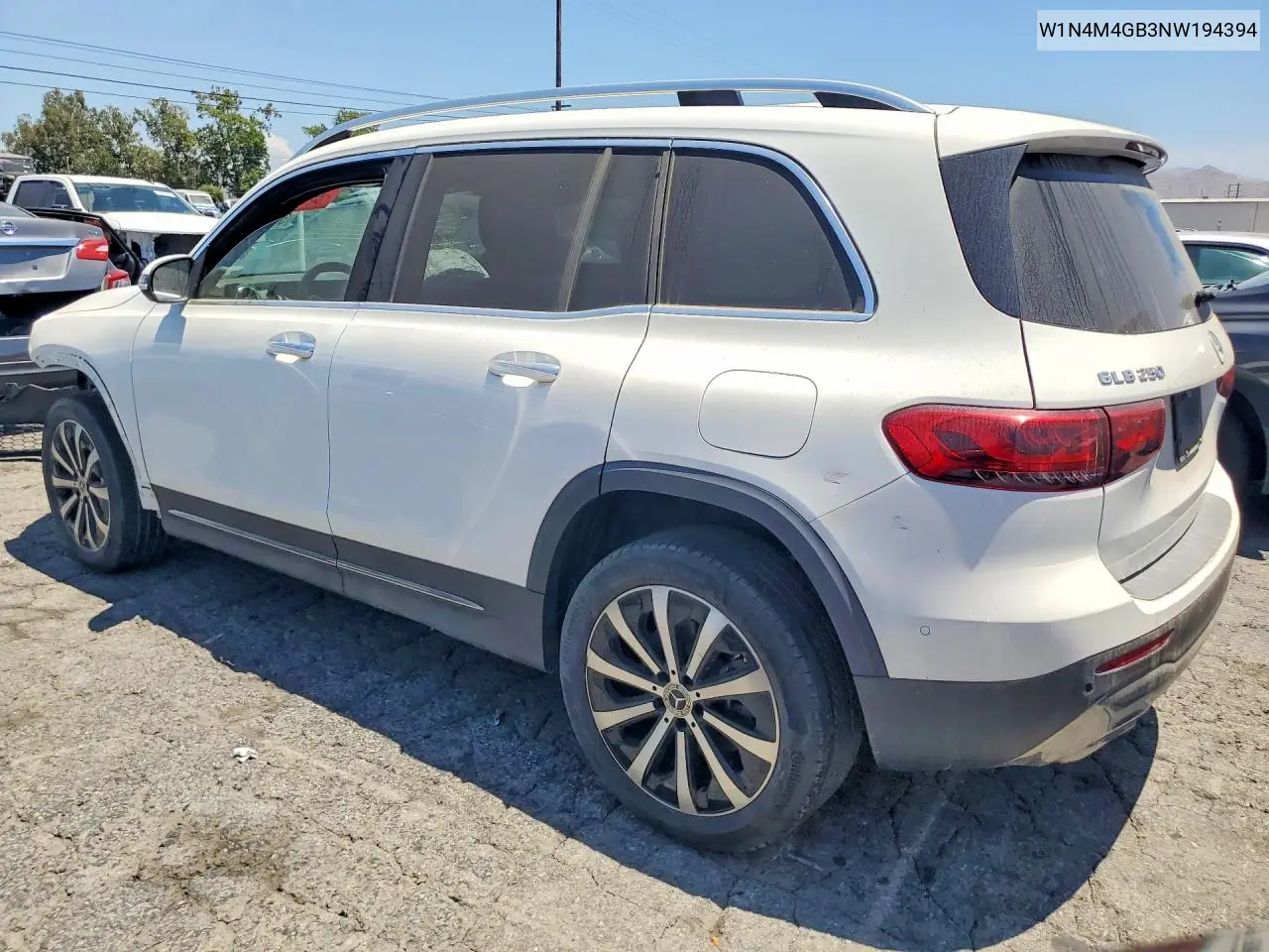 2022 Mercedes-Benz Glb 250 VIN: W1N4M4GB3NW194394 Lot: 57379126