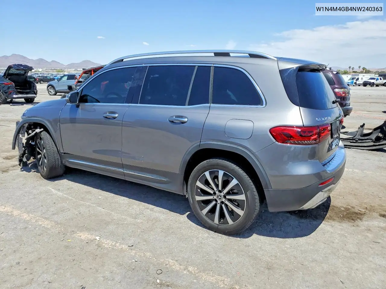 2022 Mercedes-Benz Glb 250 VIN: W1N4M4GB4NW240363 Lot: 57393486