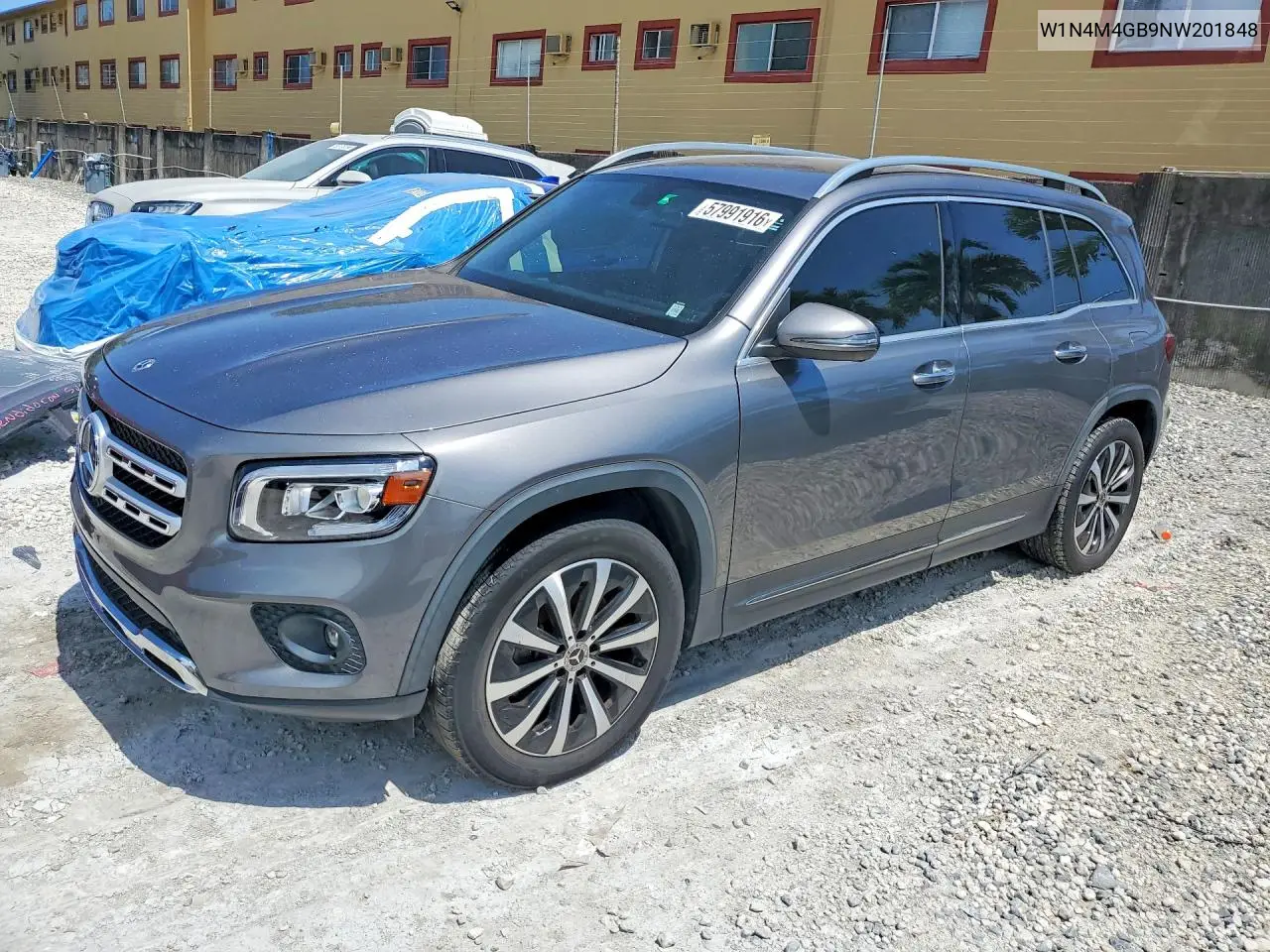 2022 Mercedes-Benz Glb 250 VIN: W1N4M4GB9NW201848 Lot: 57991916
