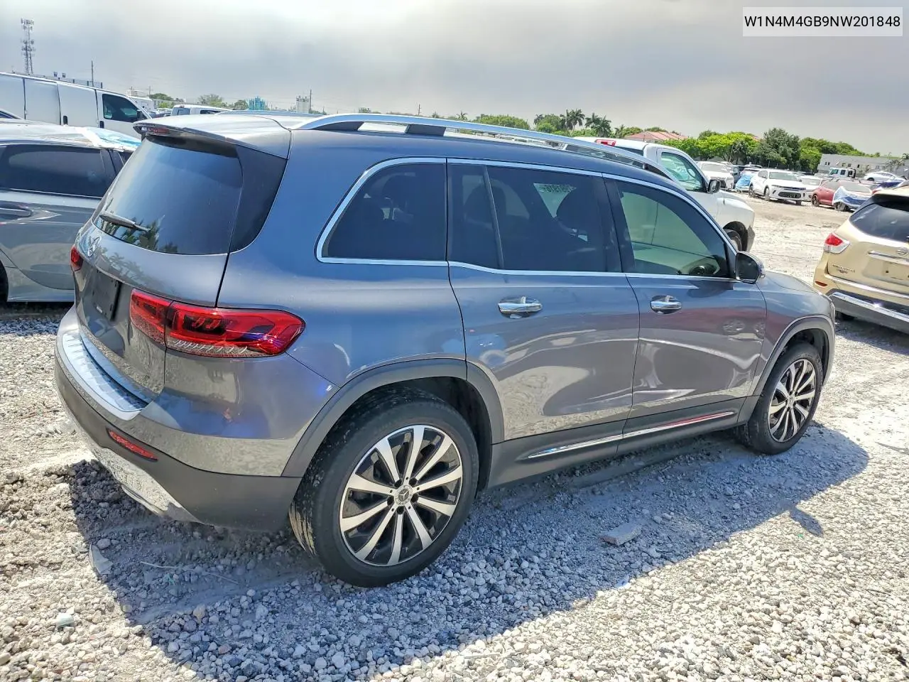 2022 Mercedes-Benz Glb 250 VIN: W1N4M4GB9NW201848 Lot: 57991916
