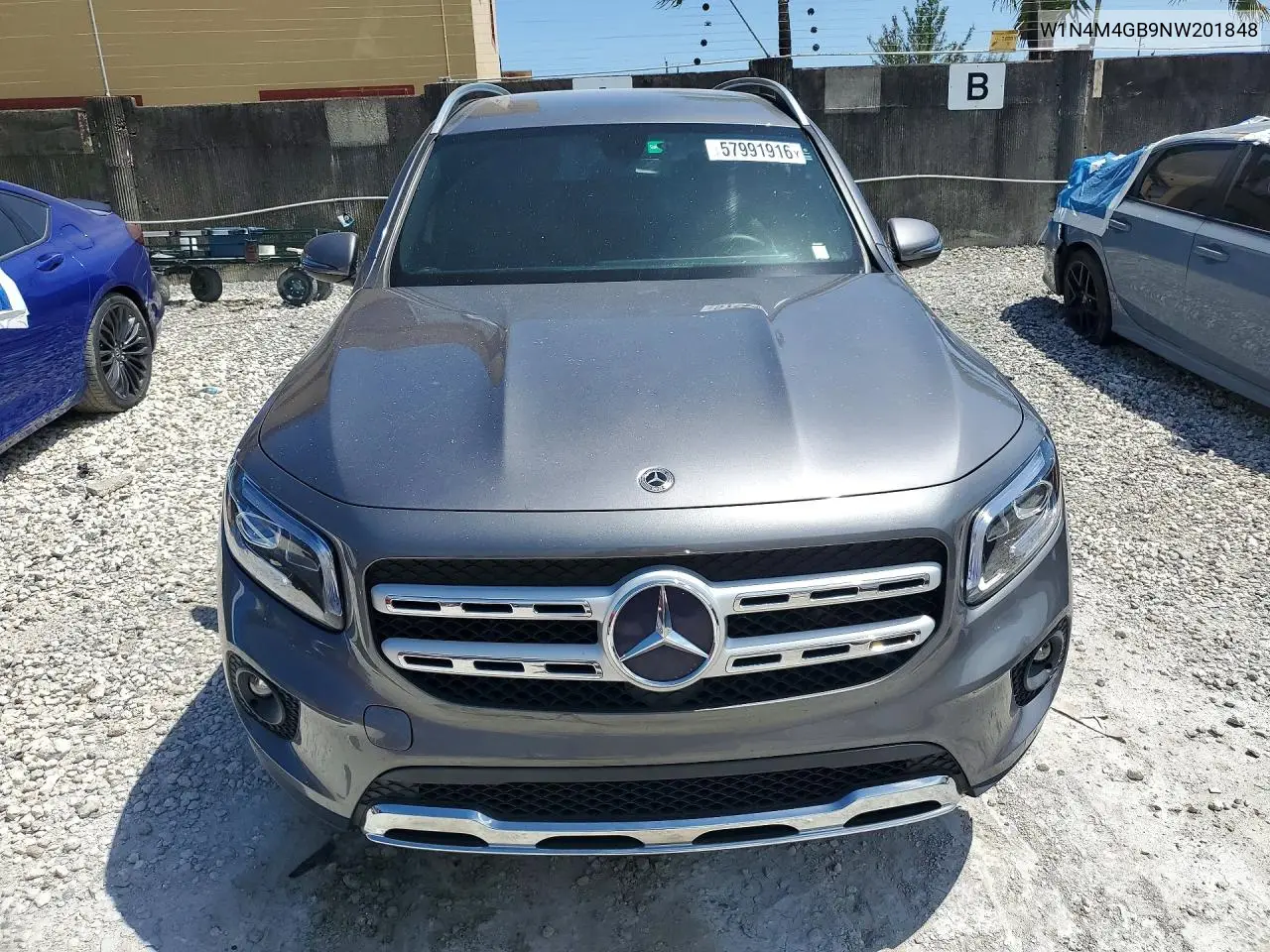 2022 Mercedes-Benz Glb 250 VIN: W1N4M4GB9NW201848 Lot: 57991916