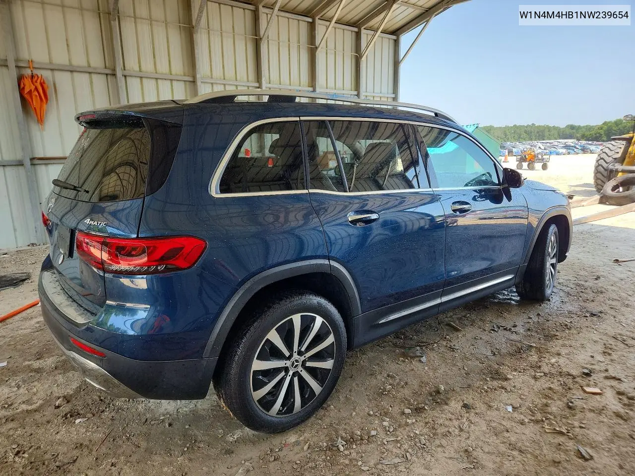 2022 Mercedes-Benz Glb 250 4Matic VIN: W1N4M4HB1NW239654 Lot: 58569876