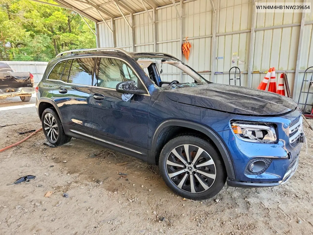 2022 Mercedes-Benz Glb 250 4Matic VIN: W1N4M4HB1NW239654 Lot: 58569876