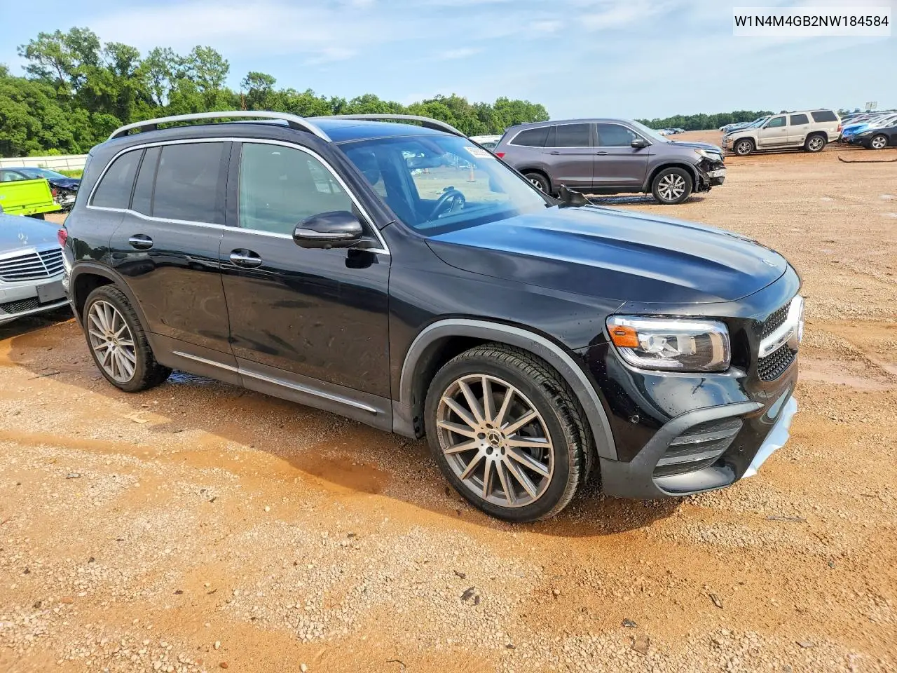 2022 Mercedes-Benz Glb 250 VIN: W1N4M4GB2NW184584 Lot: 59900926