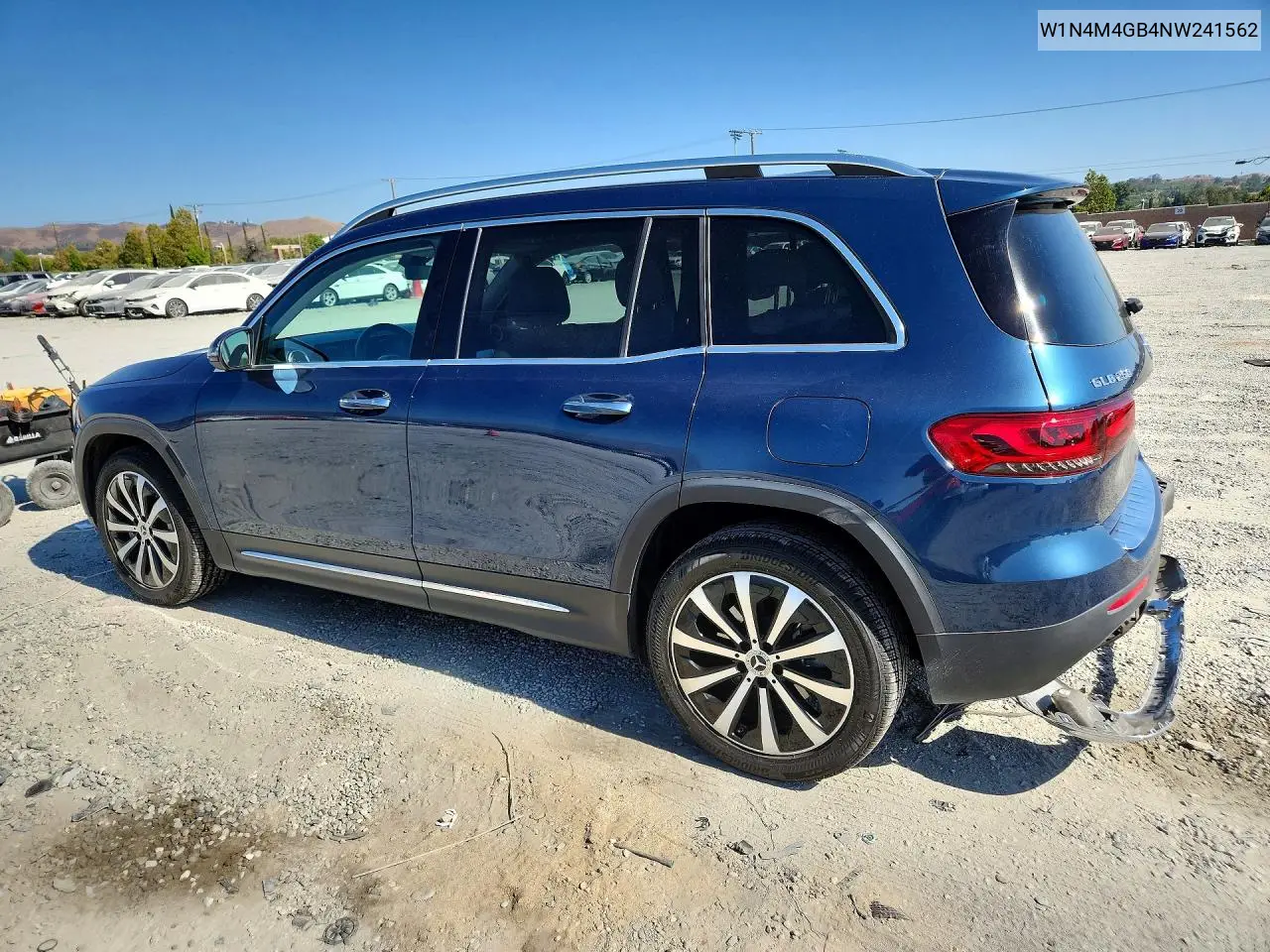 2022 Mercedes-Benz Glb 250 VIN: W1N4M4GB4NW241562 Lot: 60618966