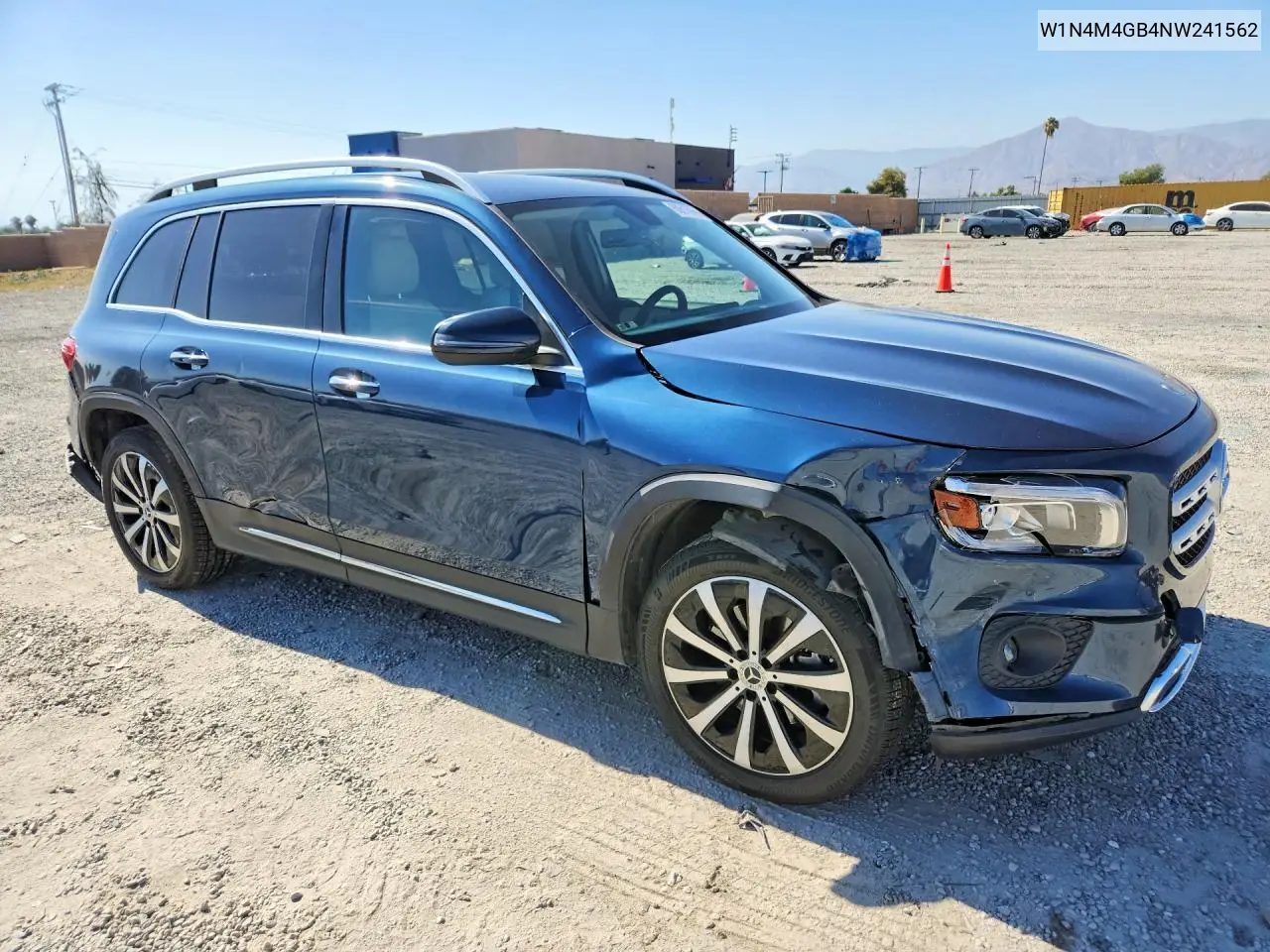 2022 Mercedes-Benz Glb 250 VIN: W1N4M4GB4NW241562 Lot: 60618966