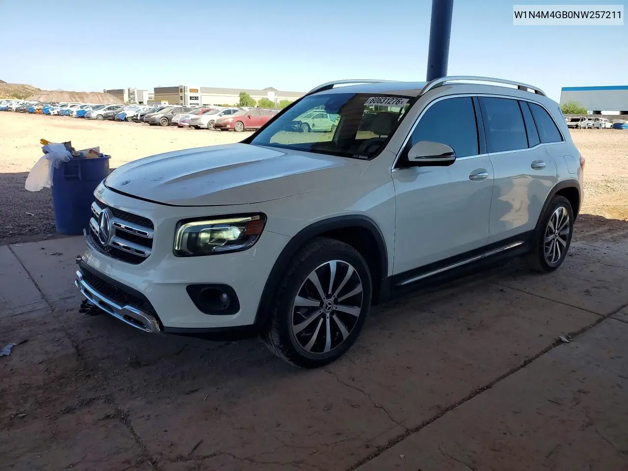 2022 Mercedes-Benz Glb 250 VIN: W1N4M4GB0NW257211 Lot: 60631276