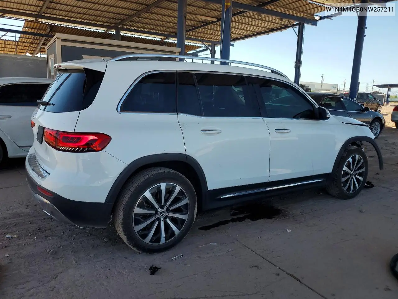 2022 Mercedes-Benz Glb 250 VIN: W1N4M4GB0NW257211 Lot: 60631276