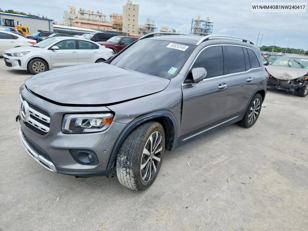 2022 Mercedes-Benz Glb 250 VIN: W1N4M4GB1NW240417 Lot: 60820346