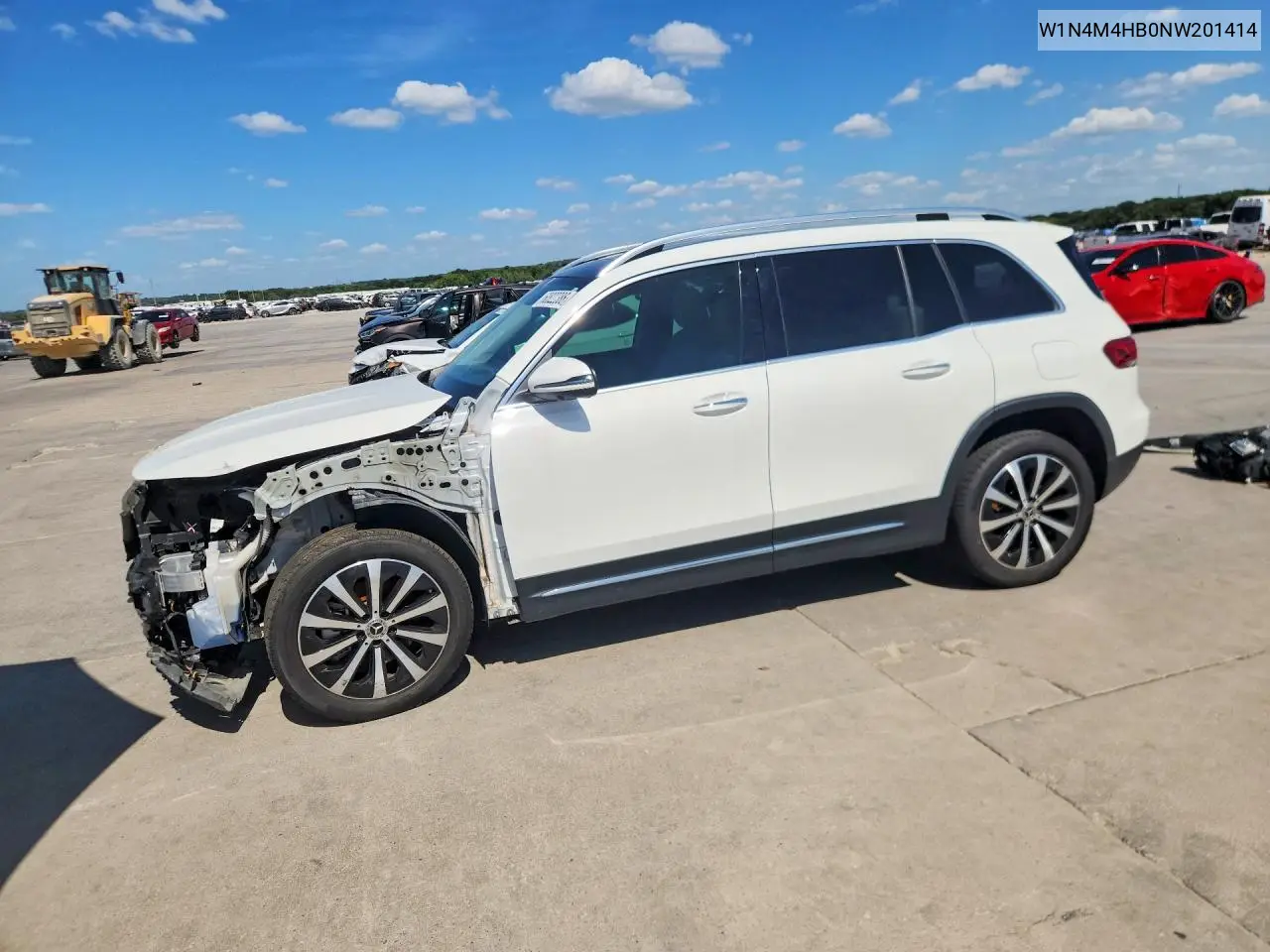 2022 Mercedes-Benz Glb 250 4Matic VIN: W1N4M4HB0NW201414 Lot: 60822386