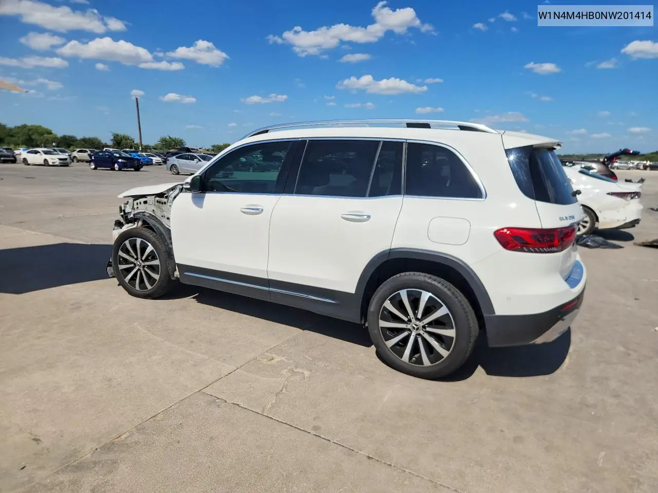 2022 Mercedes-Benz Glb 250 4Matic VIN: W1N4M4HB0NW201414 Lot: 60822386