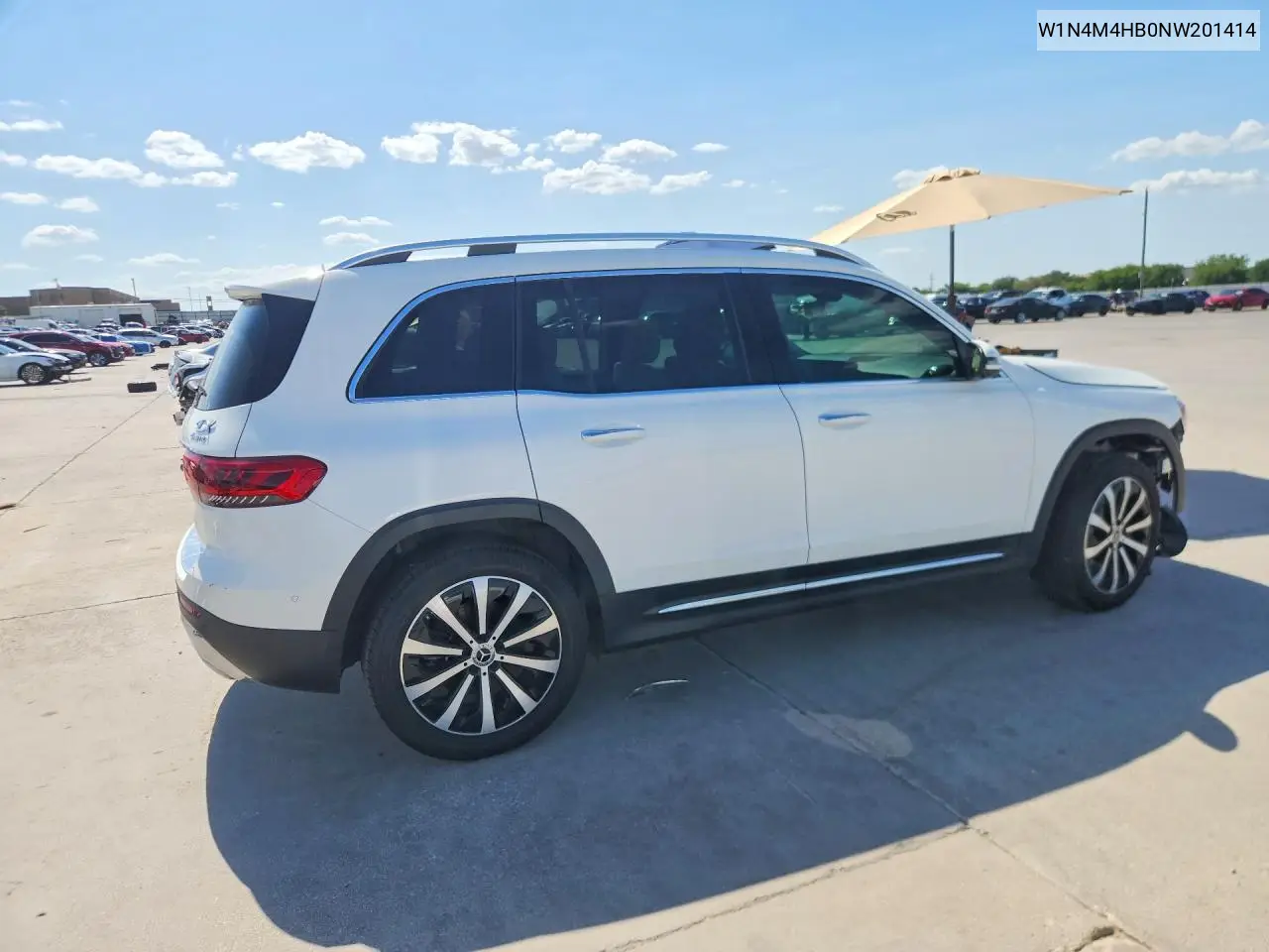 2022 Mercedes-Benz Glb 250 4Matic VIN: W1N4M4HB0NW201414 Lot: 60822386