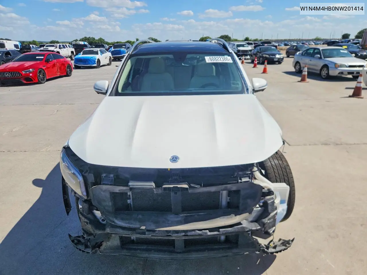 2022 Mercedes-Benz Glb 250 4Matic VIN: W1N4M4HB0NW201414 Lot: 60822386