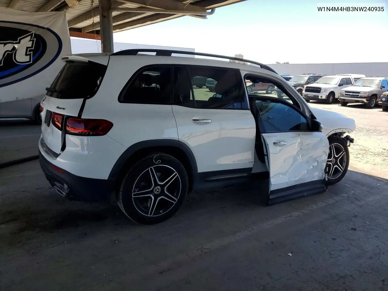 2022 Mercedes-Benz Glb 250 4Matic VIN: W1N4M4HB3NW240935 Lot: 61441016