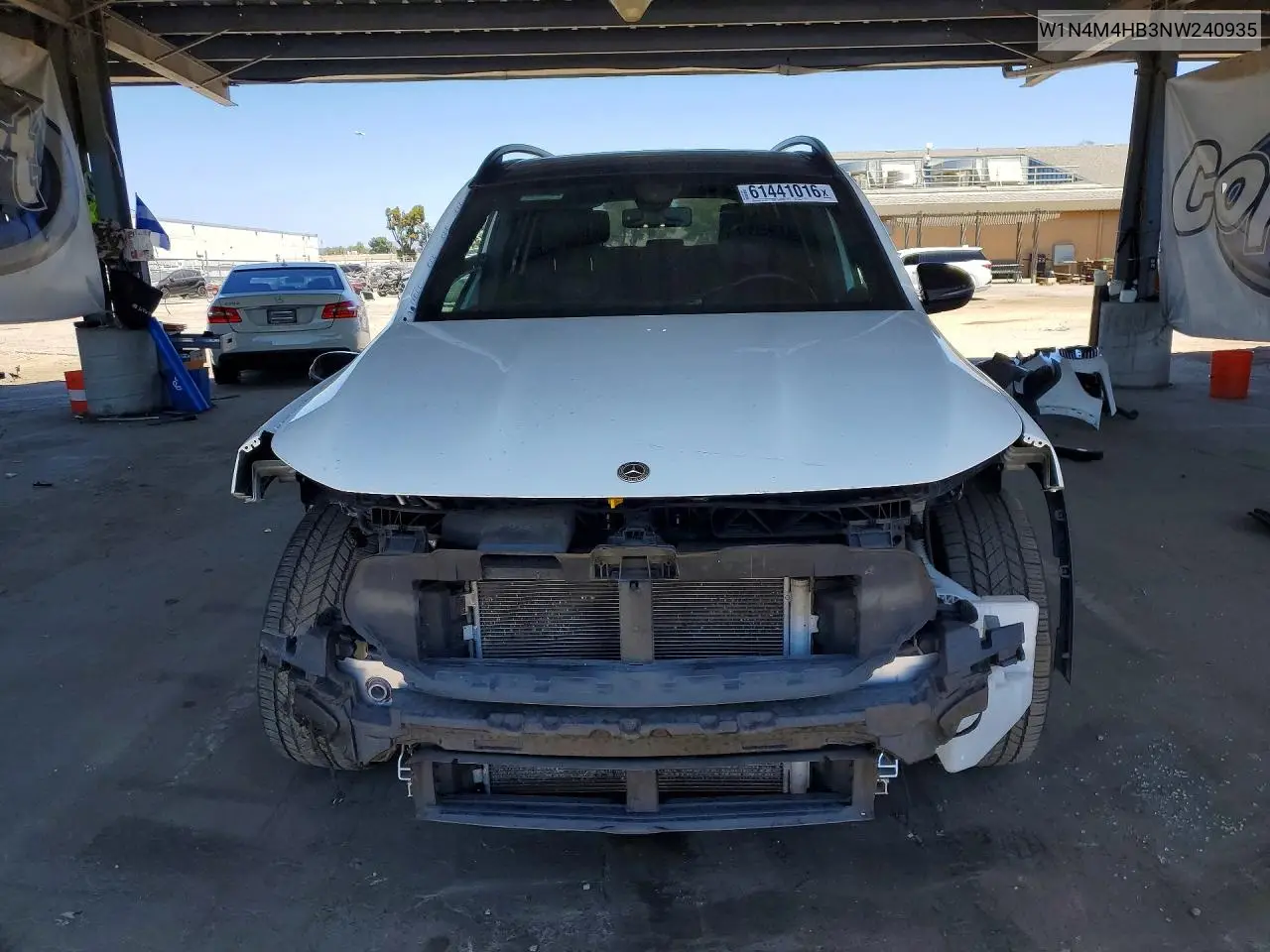 2022 Mercedes-Benz Glb 250 4Matic VIN: W1N4M4HB3NW240935 Lot: 61441016