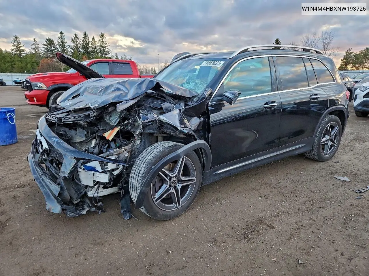 W1N4M4HBXNW193726 2022 Mercedes-Benz Glb 250 4Matic