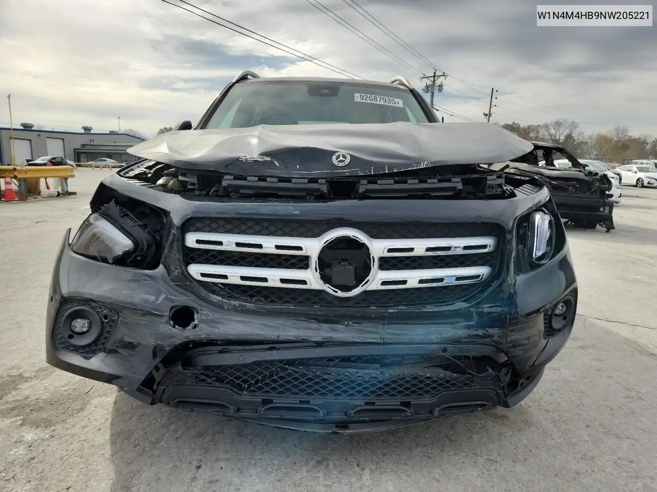 W1N4M4HB9NW205221 2022 Mercedes-Benz Glb 250 4Matic
