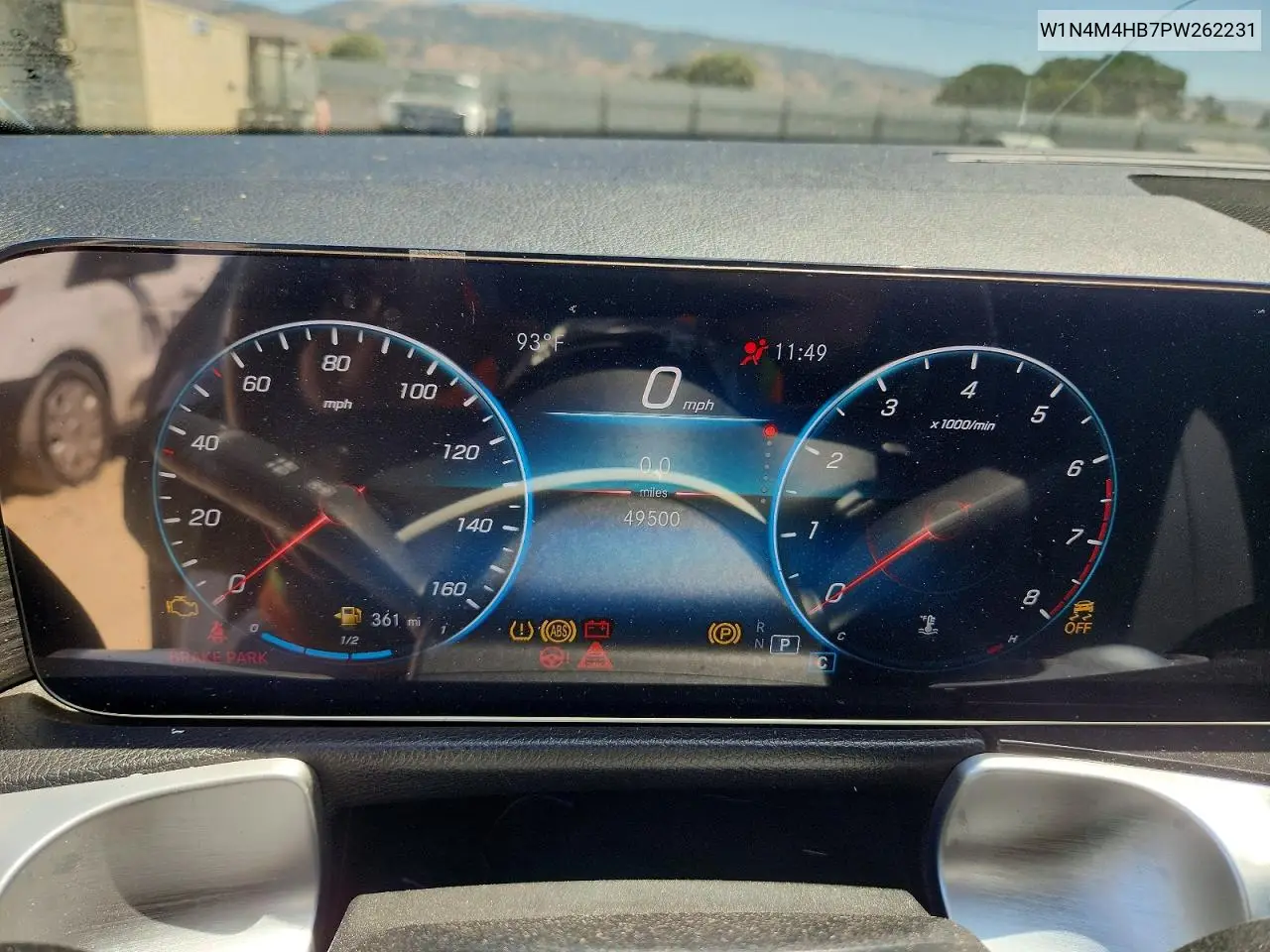 2023 Mercedes-Benz Glb 250 4Matic VIN: W1N4M4HB7PW262231 Lot: 61549686