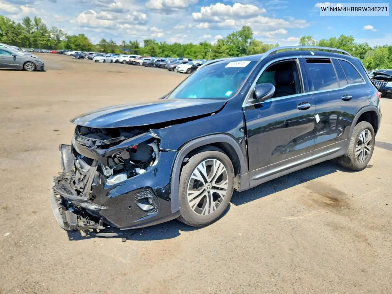 2024 Mercedes-Benz Glb 250 4Matic VIN: W1N4M4HB8RW346271 Lot: 58653946
