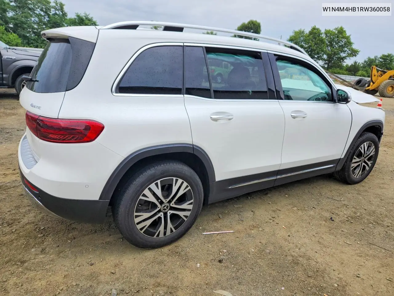 2024 Mercedes-Benz Glb 250 4Matic VIN: W1N4M4HB1RW360058 Lot: 58957346
