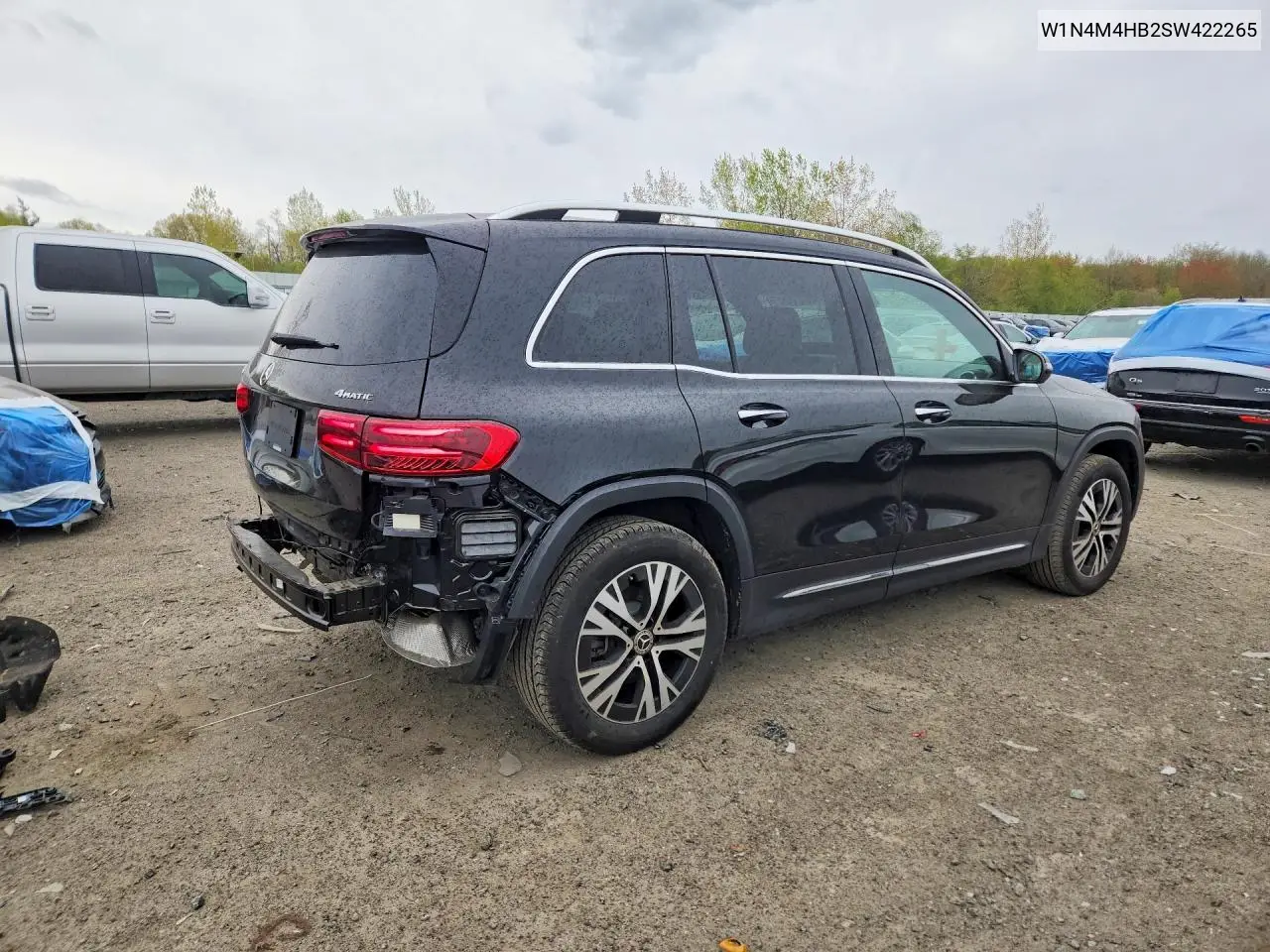 2025 Mercedes-Benz Glb 250 4Matic VIN: W1N4M4HB2SW422265 Lot: 52290656