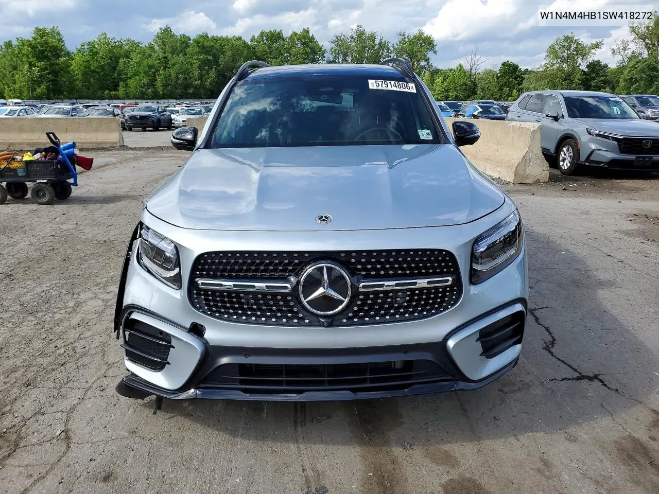 2025 Mercedes-Benz Glb 250 4Matic VIN: W1N4M4HB1SW418272 Lot: 57914806